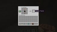 Follow the recipe above to craft the copper torch and use it for exploration or decoration (Image via Sportskeeda Gaming || Mojang Studios)